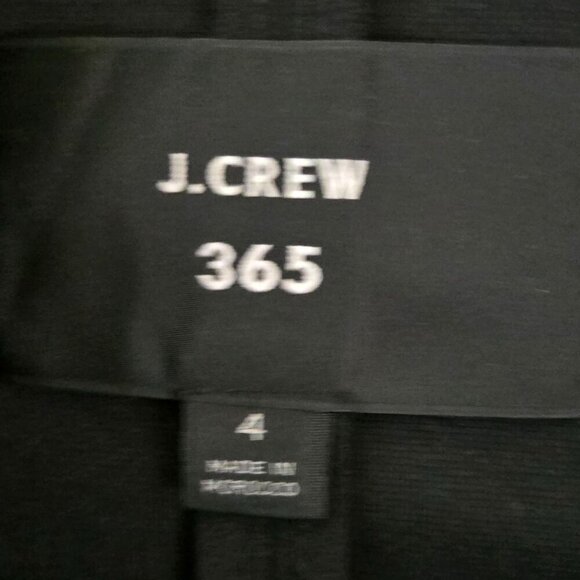 J.Crew 365 Stretch Everyday 1 Button Black Blazer Size 4 - Picture 4 of 5